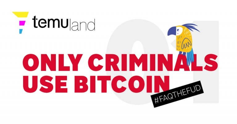 Only criminals use bitcoin