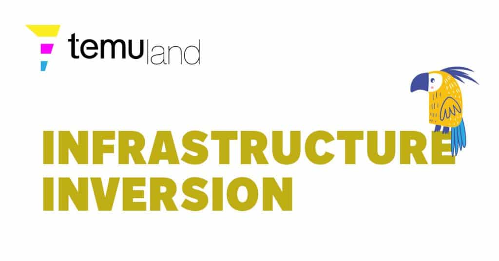 Infrastructure inversion is how new technologies are initially built on old infrastructures until an inversion happens and they replace the old infrastructure.