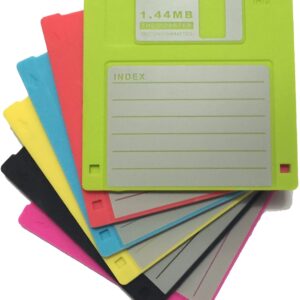 Floppy-disk-drink-coasters