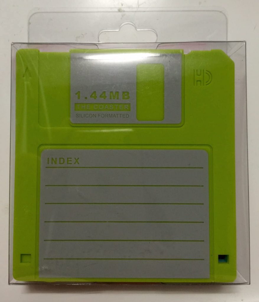 Retro Floppy Disk Drink Coasters